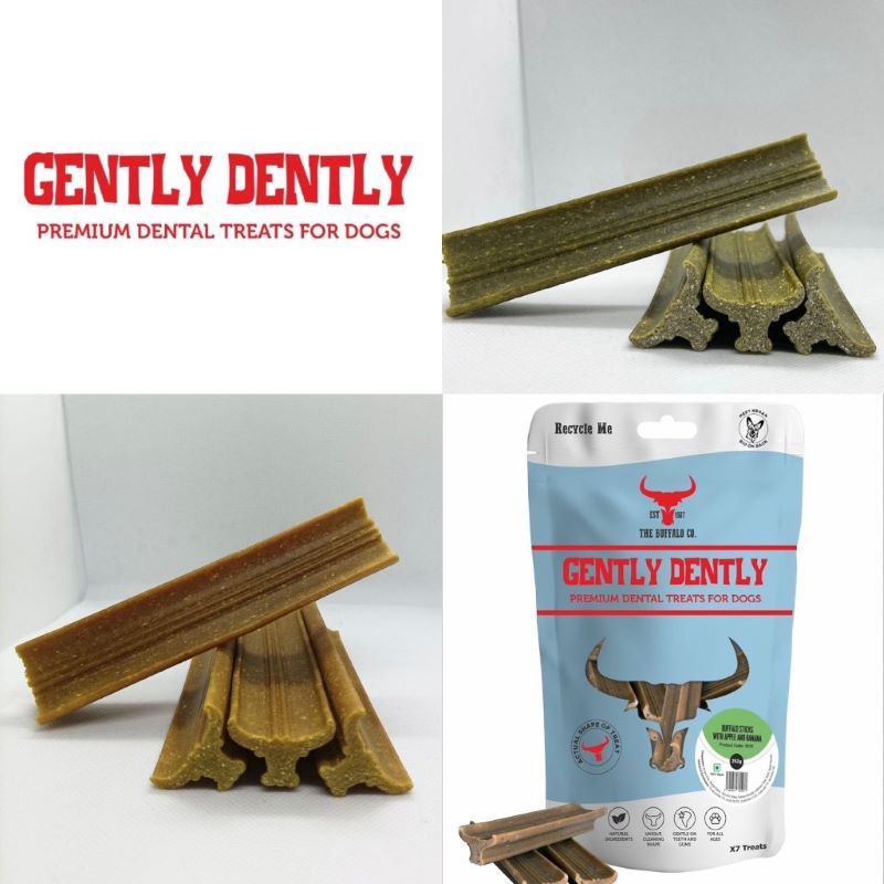 Gently Dently- Salmon Dental Treats for Dogs 175g