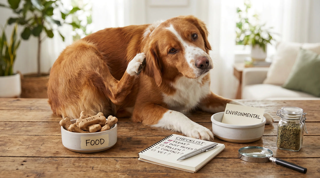 Itch or Gut? Telling Food Allergies from Seasonal and Environmental Triggers in Dogs