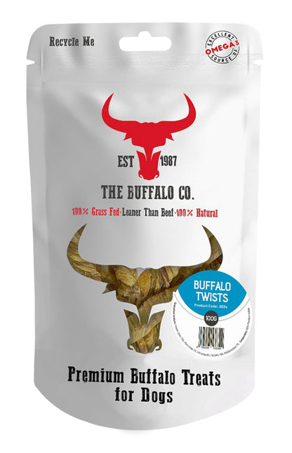 Buffalo Twists-Dog Treats-100g