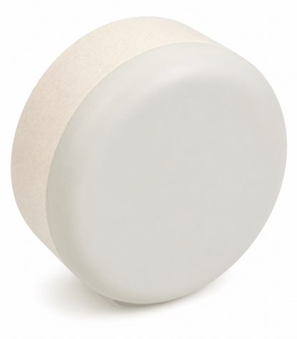 Bambū Bamboo Dog Bowl in warm cream with a smooth, solid finish and a rounded bowl shape